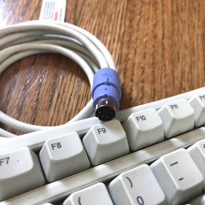 PS2 keyboard plug